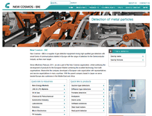 Tablet Screenshot of newcosmos-europe.com